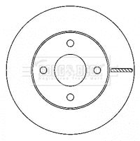 BORG & BECK Тормозной диск BBD4474